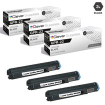 Compatible Canon GPR-22 Toner Cartridges Black 3 Pack (GPR22BK)