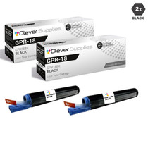 Compatible Canon GPR-18 Toner Cartridges Black 2 Pack (GPR18BK)
