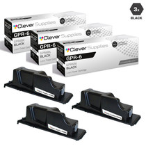 Compatible Canon GPR-6 Toner Cartridges Black 3 Pack (GPR6BK)