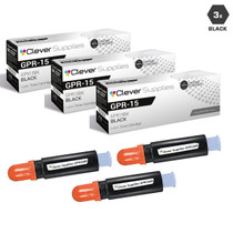 Compatible Canon GPR-15 Toner Cartridges Black 3 Pack (GPR15BK)