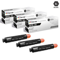 Compatible Canon GPR-35 Toner Cartridges Black 3 Pack (GPR35BK)