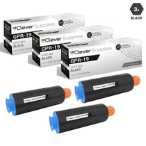 Compatible Canon GPR-19 Toner Cartridges Black 3 Pack (GPR19BK)