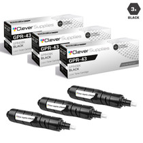 Compatible Canon GPR-43 Toner Cartridges Black 3 Pack (GPR43BK)