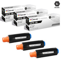 Compatible Canon GPR-38 Toner Cartridges Black 3 Pack (GPR38BK)
