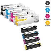 Compatible Canon ImageClass LBP7110CW Toner Cartridge 4 Color Set (131BK, 131Y, 131M, 131C)