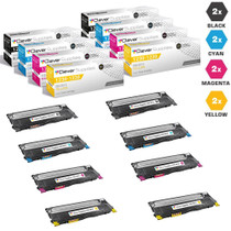 Compatible Dell 1230 Toner Cartridges 8 Color Set (330-3012, 330-3015, 330-3014, 330-3013)