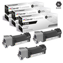 Compatible Dell 1320 Toner Cartridges Black 3 Pack (310-9058)