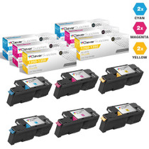 Compatible Dell 1250 Toner Cartridges 6 Color Set (331-0777, 331-0780, 331-0779)