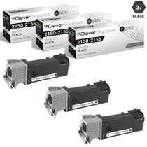 Compatible Dell 2150 Toner Cartridges Black 3 Pack (331-0719)