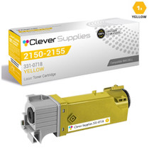 Compatible Dell 2150 Toner Cartridge Yellow (331-0718)