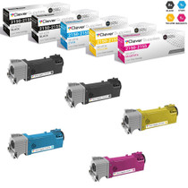 Compatible Dell 2150 Toner Cartridges 5 Color Set (331-0719, 331-0716, 331-0717, 331-0718)
