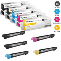 Compatible Dell 7130 Toner Cartridges 5 Color Set (330-6135, 330-6138, 330-6141, 330-6139)