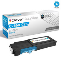 Compatible Dell C2660DN Toner Cartridge Cyan (593-BBBT)