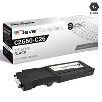 Compatible Dell C2660DN Toner Cartridge Black (593-BBBU)