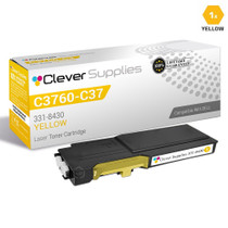 Compatible Dell C3760 Toner Cartridge Yellow (331-8422)