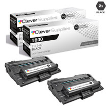 Compatible Dell 1600 Toner Cartridges Black 2 Pack (310-5417)