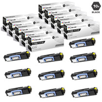 Compatible Dell 1700 Toner Cartridges Black 10 Pack (310-5402)