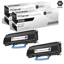 Compatible Dell 3330 Toner Cartridges Black 2 Pack (330-5206)