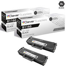 Compatible Dell B1160 Toner Cartridges Black 2 Pack (331-7335)