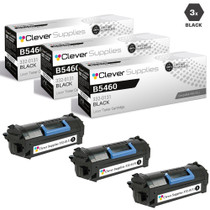 Compatible Dell B5460 Toner Cartridges Black 3 Pack (332-0131)