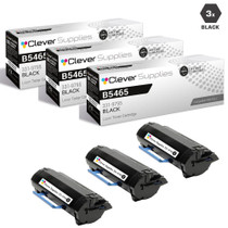 Compatible Dell B5465 Toner Cartridges Black 3 Pack (331-9795)