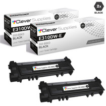 Compatible Dell E310DW-E515DW Toner Cartridges Black 2 Pack (593-BBKD)