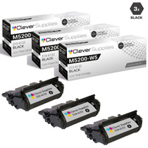 Compatible Dell M5200 Toner Cartridges Black 3 Pack (310-4133)