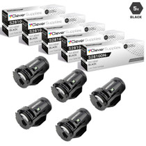 Compatible Dell S2810DN-H815DW Toner Cartridges Black 5 Pack (593-BBMF)