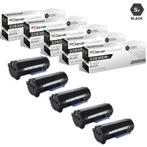 Compatible Dell S2830DN-HY Toner Cartridges Black 5 Pack (593-BBYP)