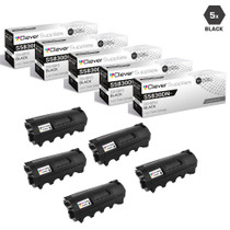 Compatible Dell S5830DN-HY Toner Cartridges Black 5 Pack (593-BBYS)