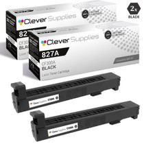 CS Compatible Replacement for HP 827A Toner Cartridges 2 Black Set (CF300A)
