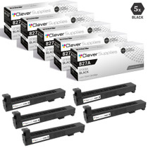 CS Compatible Replacement for HP 827A Toner Cartridges 5 Black Set (CF300A)