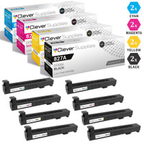 CS Compatible Replacement for HP 827A Toner Cartridges 8 Color Set (CF300A, CF301A, CF303A, CF302A)