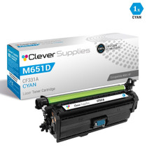 CS Compatible Replacement for HP M651dn Toner Cartridges Cyan (CF331A)