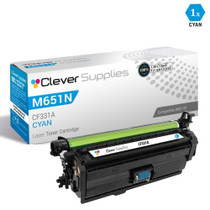 CS Compatible Replacement for HP M651n Toner Cartridges Cyan (CF331A)