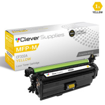 CS Compatible Replacement for HP MFP M680f Toner Cartridges Yellow (CF332A)