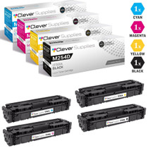 CS Compatible Replacement for HP M254dw Toner Cartridges 4 Color Set (CF500A, CF501A, CF503A, CF502A)
