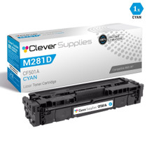 CS Compatible Replacement for HP M281dw Toner Cartridges Cyan (CF501A)