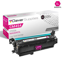 CS Compatible Replacement for HP CM4540fskm Toner Cartridges Magenta (CF033A)