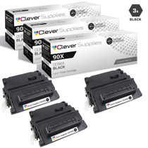 CS Compatible Replacement for HP 90X Toner Cartridges Black 3 Pack (CE390X)