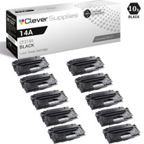 CS Compatible Replacement for HP 14A Toner Cartridges Black 10 Pack (CF214A)