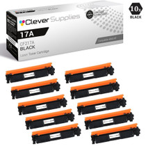CS Compatible Replacement for HP 17A Toner Cartridges Black 10 Pack (CF217A)