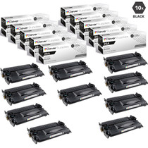 CS Compatible Replacement for HP 26A-MICR Toner Cartridges Black 10 Pack (CF226A)