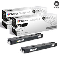 Compatible Xerox 550 Toner Cartridges Black 2 Pack (006R01525)
