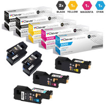 Compatible Xerox 6000 Toner Cartridges 5 Color Set (106R1630, 106R1627, 106R1628, 106R1629)