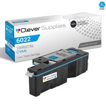Compatible Xerox 6022 Toner Cartridges Cyan (106R02756)