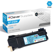 Compatible Xerox 6125N  Toner Cartridges Cyan (106R01331)