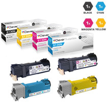 Compatible Xerox Phaser 6130N  Toner Cartridges 4 Color Set (106R01281, 106R01278, 106R01279, 106R01280)