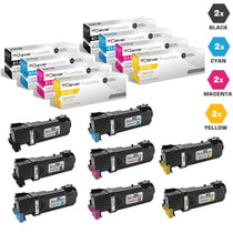 Compatible Xerox 6140 Toner Cartridges 8 Color set (106R01480, 106R01477, 106R01478, 106R01479)