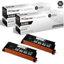 Compatible Xerox 6280 Toner Cartridges Black 2 Pack (106R01395)